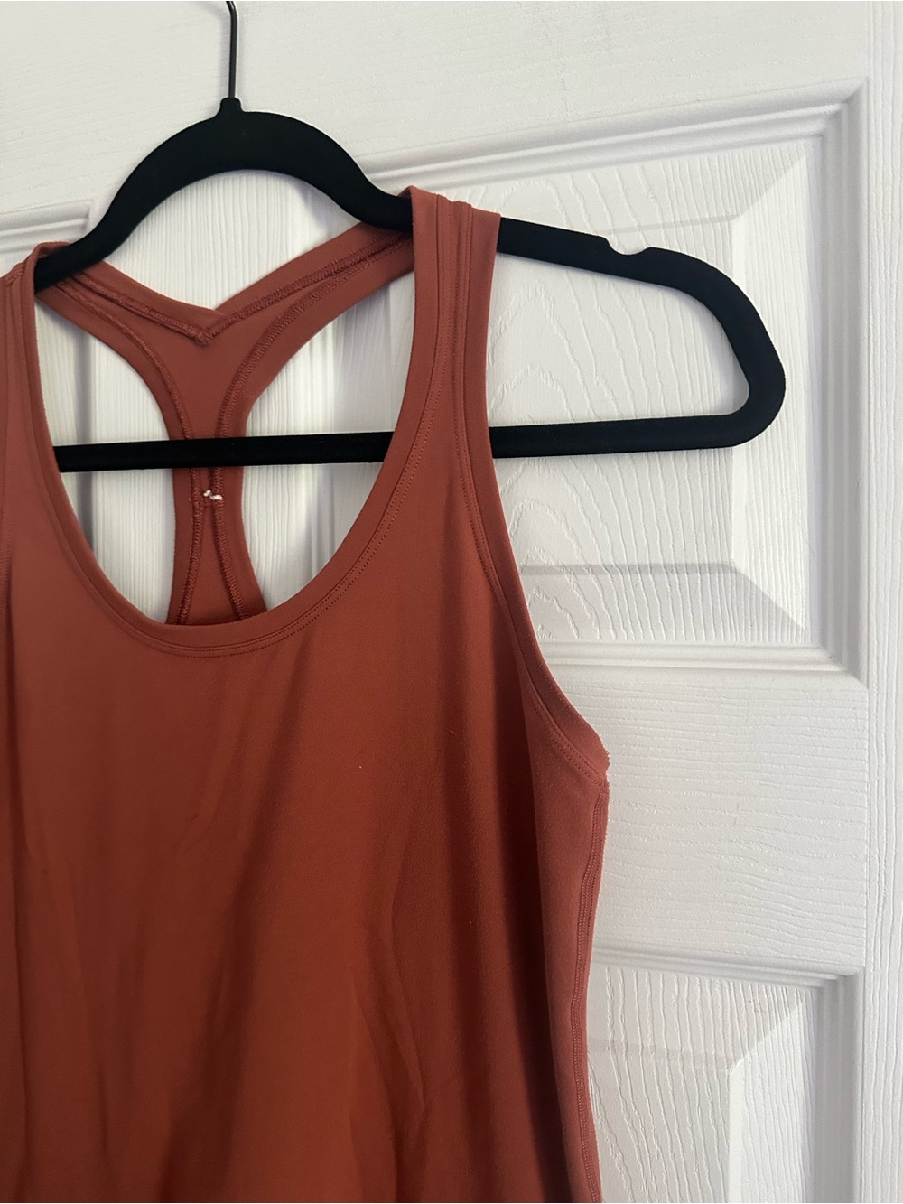 Size 6 Lululemon Women’s Y-Back Racerback Tank Rust Orange - Picture 5 of 6